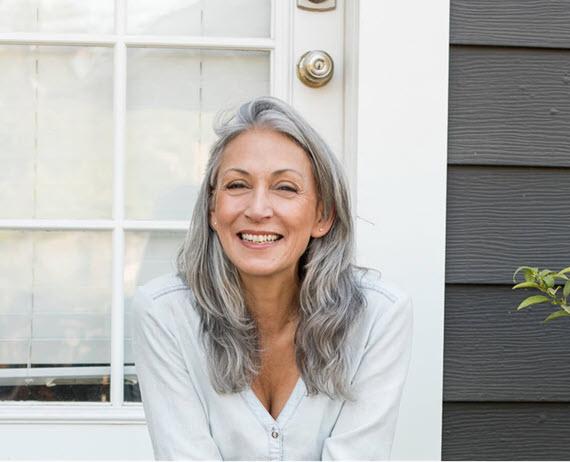 Image of woman smiling